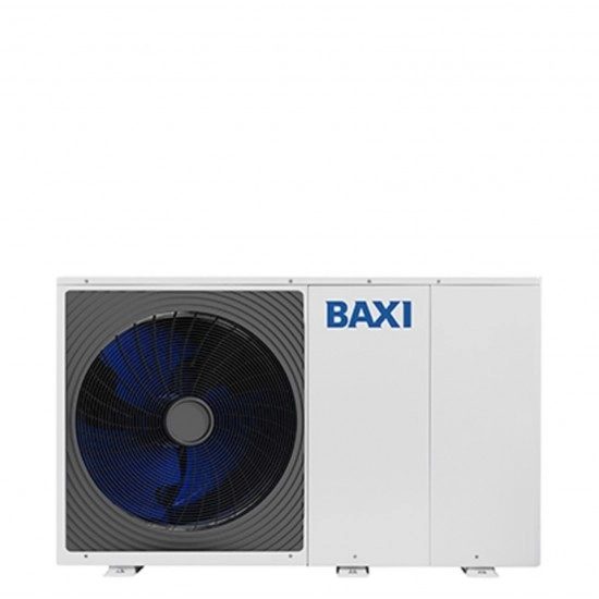 Pompa Di Calore Aria-Acqua Baxi Monoblocco Inverter Auriga 8M-A R-32 Monofase A7794572 Con Comando Remoto